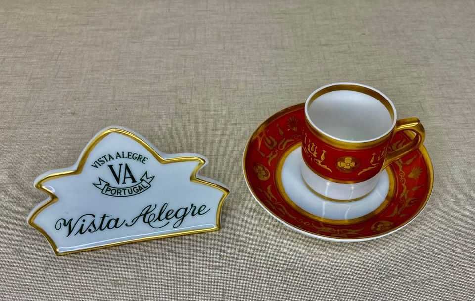 Chavena de café empire Red 1947 Vista Alegre