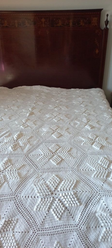 Colcha crochet 1 agulha