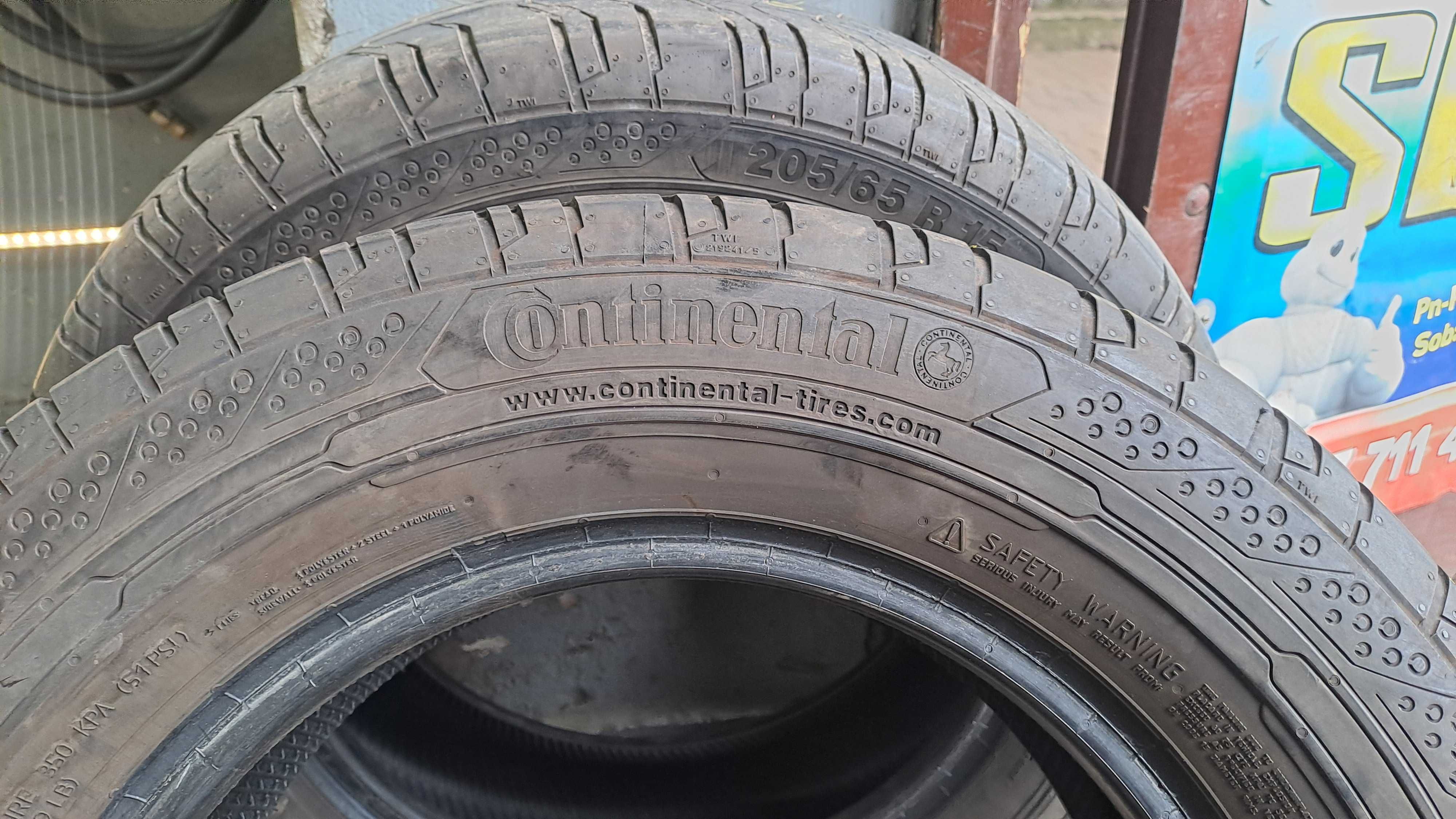 205/65r15 99t continental opony letnie uzywane dostawcze bus 8mm