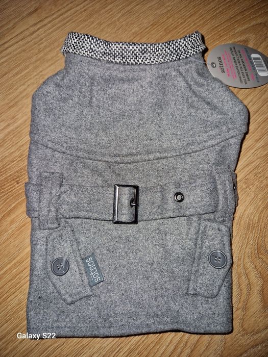 Нове твідове пальто для вашого песика, одяг для тварин р.S