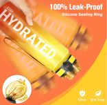 sahara sailor butelka na napoje 500 ml żółto-pomarańczowa x