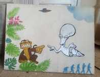 Quadro em stencil