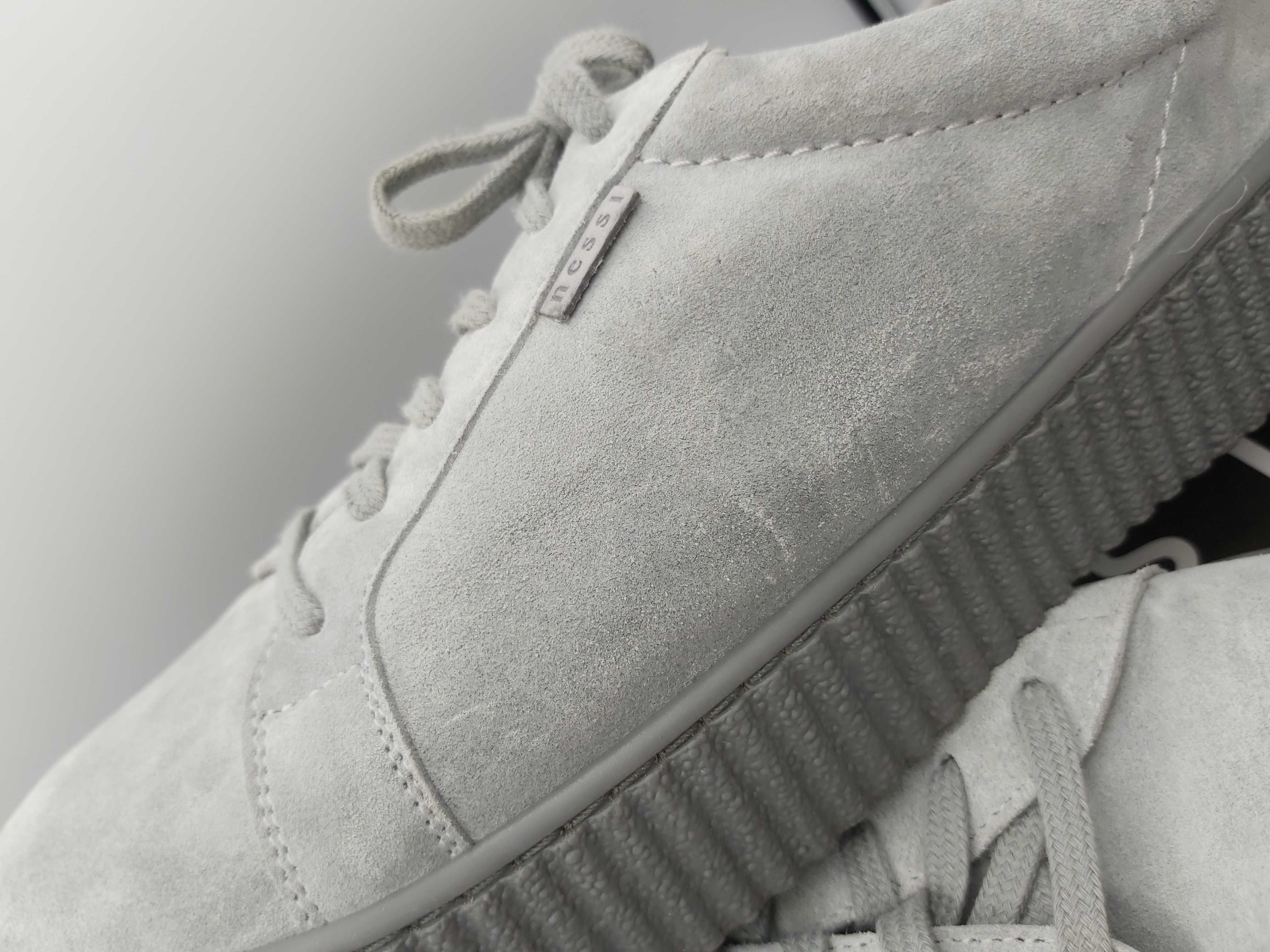 SP Buty sneakersy zamszowe szare NESSI trampki rozmiar 40