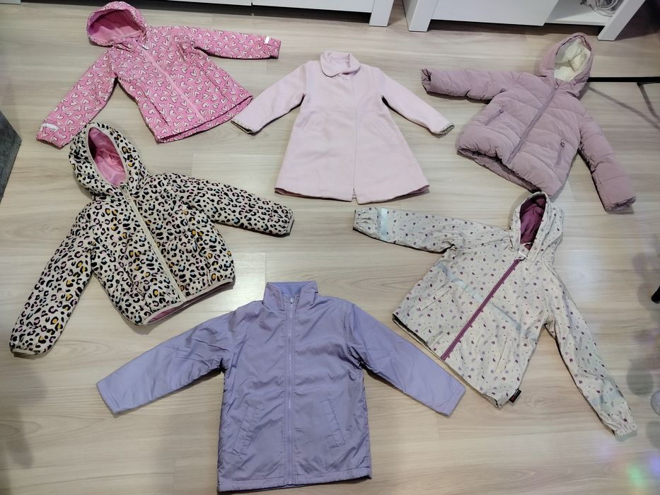 Ubrania dla dziewczynki rozmiar 116/122cm
