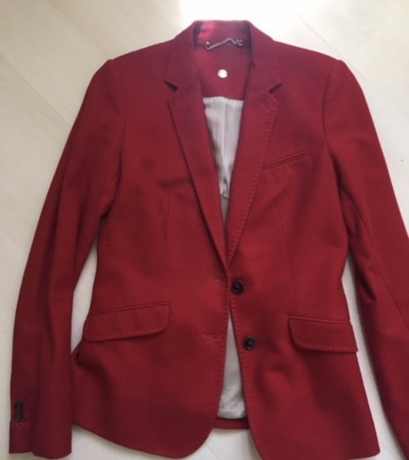 Піджак червоний Massimo Dutti