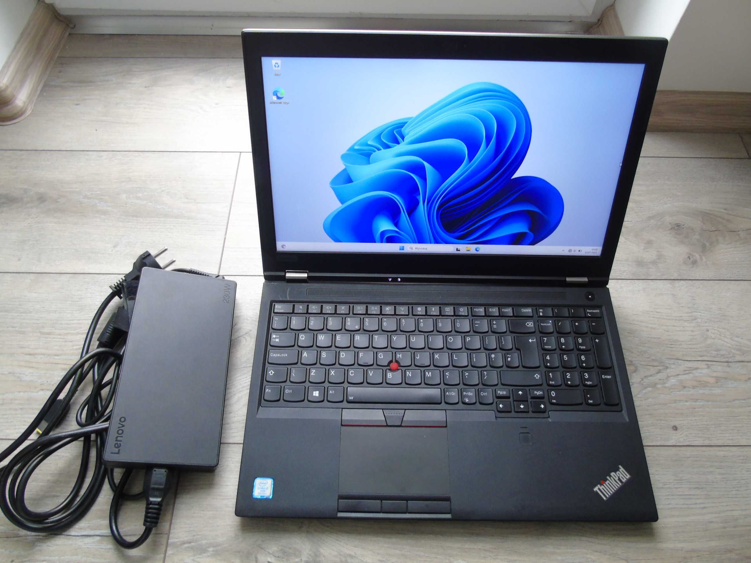 Laptop Lenovo P52 /i7/ 64GB/240GB