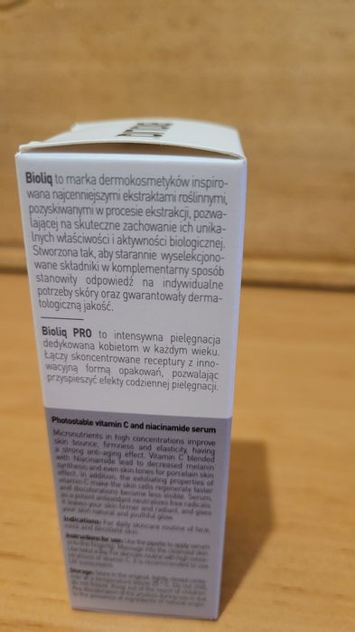 Bioliq Pro Serum z vit. C i niacynamidem