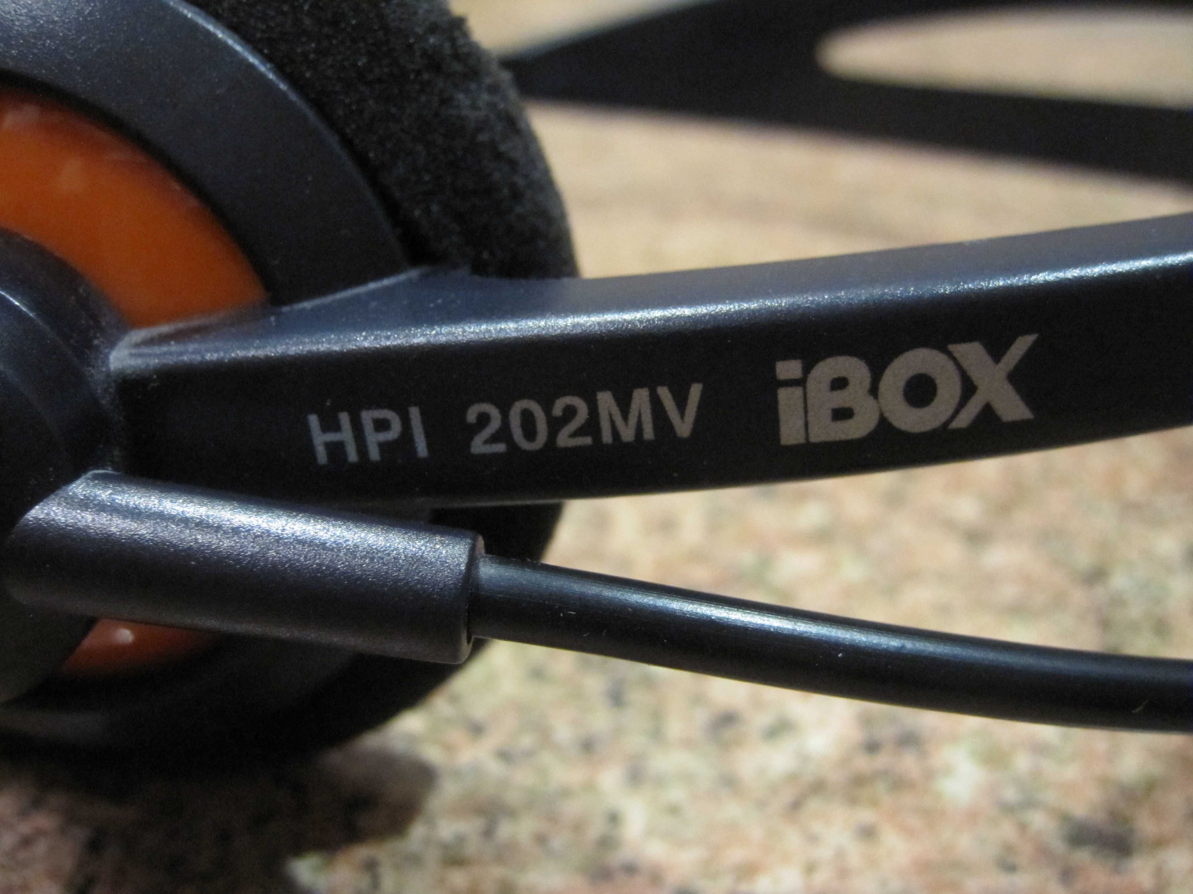 Słuchawki z mikrofonem nauszne I BOX HPI 202 MV