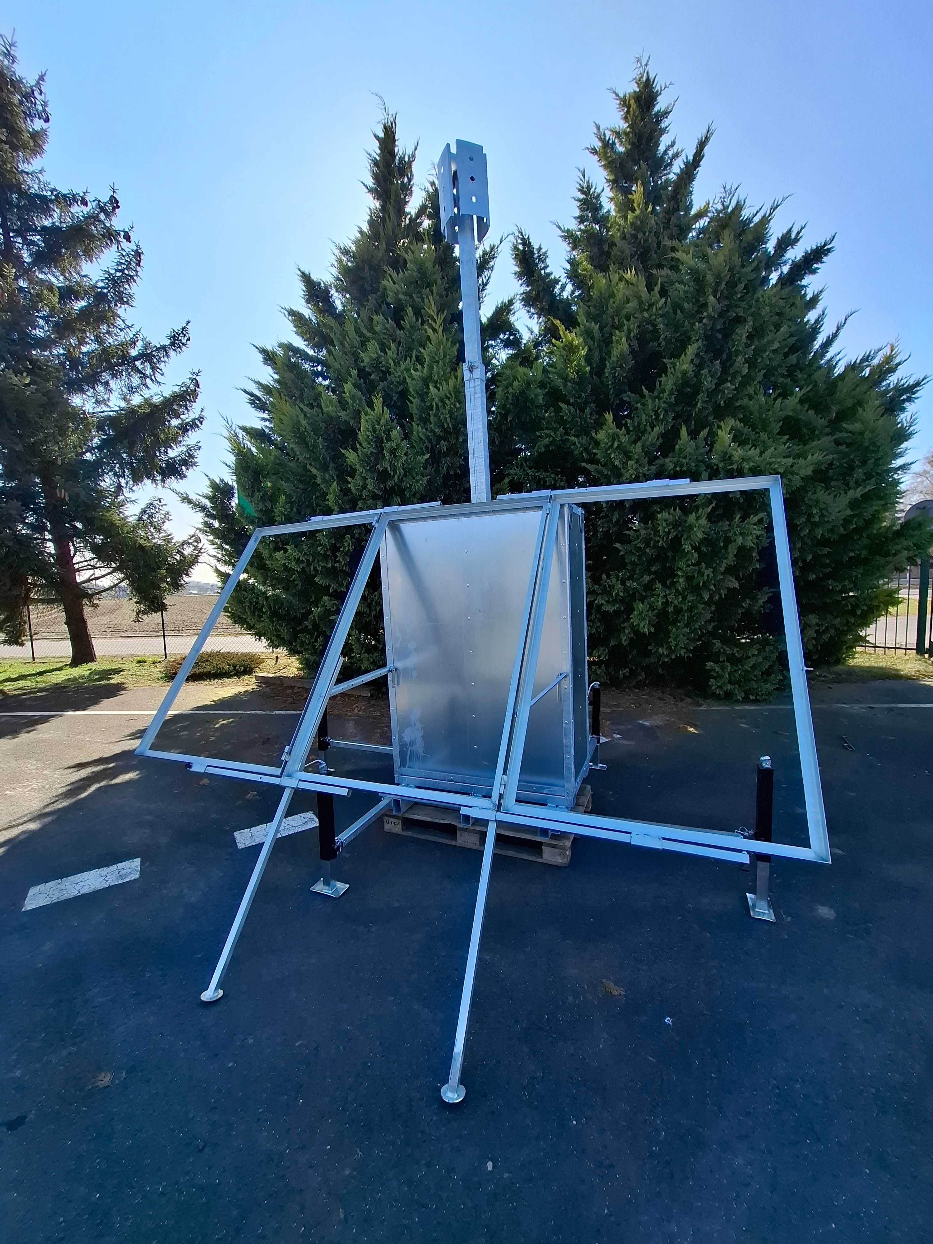 Stacjonarna wieża CCTV monitoring ochrona SMART (transport na palecie)