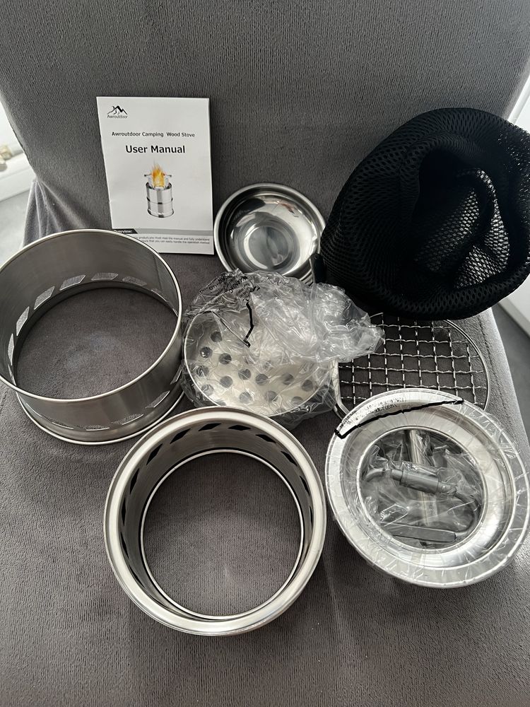 Przenośny piec kuchenka kempingowa survival awroutdoor camping nowy