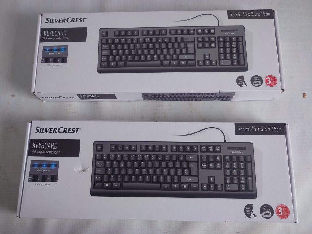 Klawiatura mechaniczna Przewodowa Ciche klawisze QWERTY numeryczna