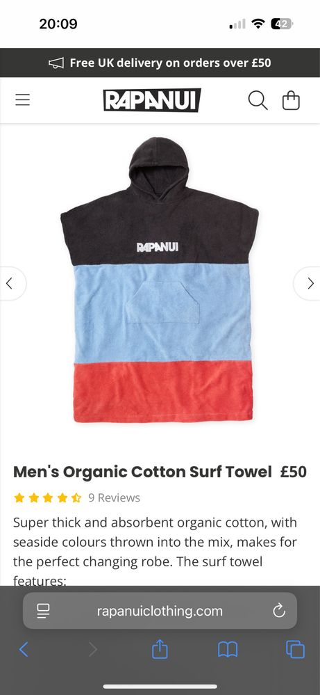 Poncho surf homen