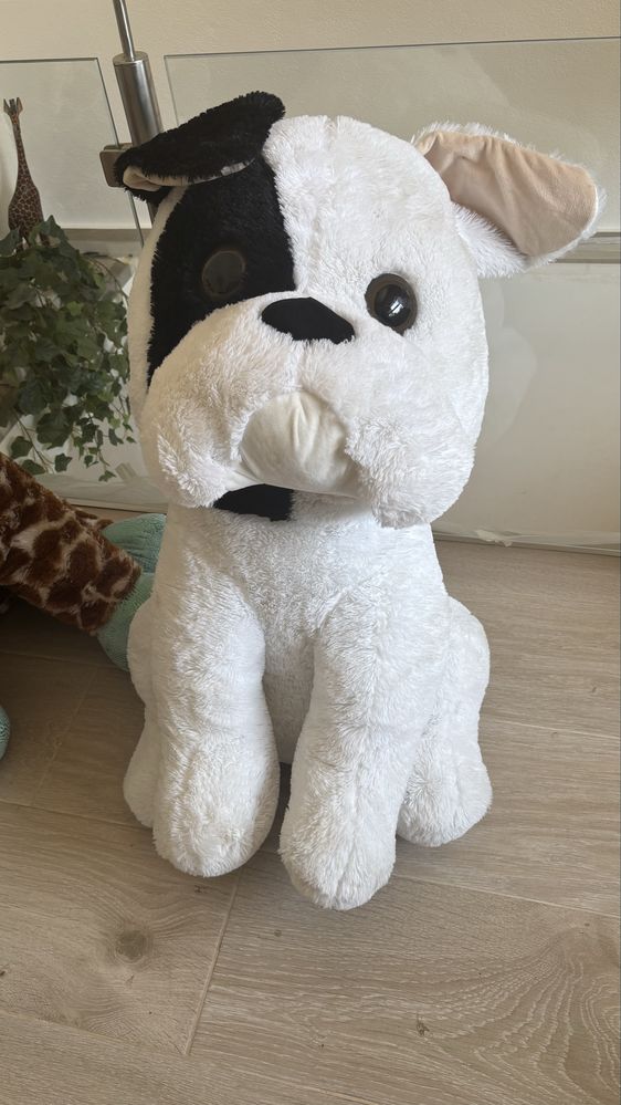 Peluche gigante girafa/cao