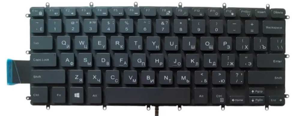 Підберемо клавіатуру з підсвіткою для ноутбука Dell HP