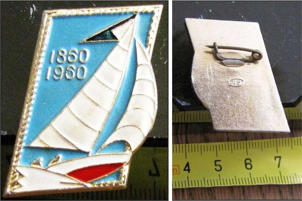 Яхта. Яхтенный значок. Яхт-клуб. Парус. Регата. Коллекция. Морской.