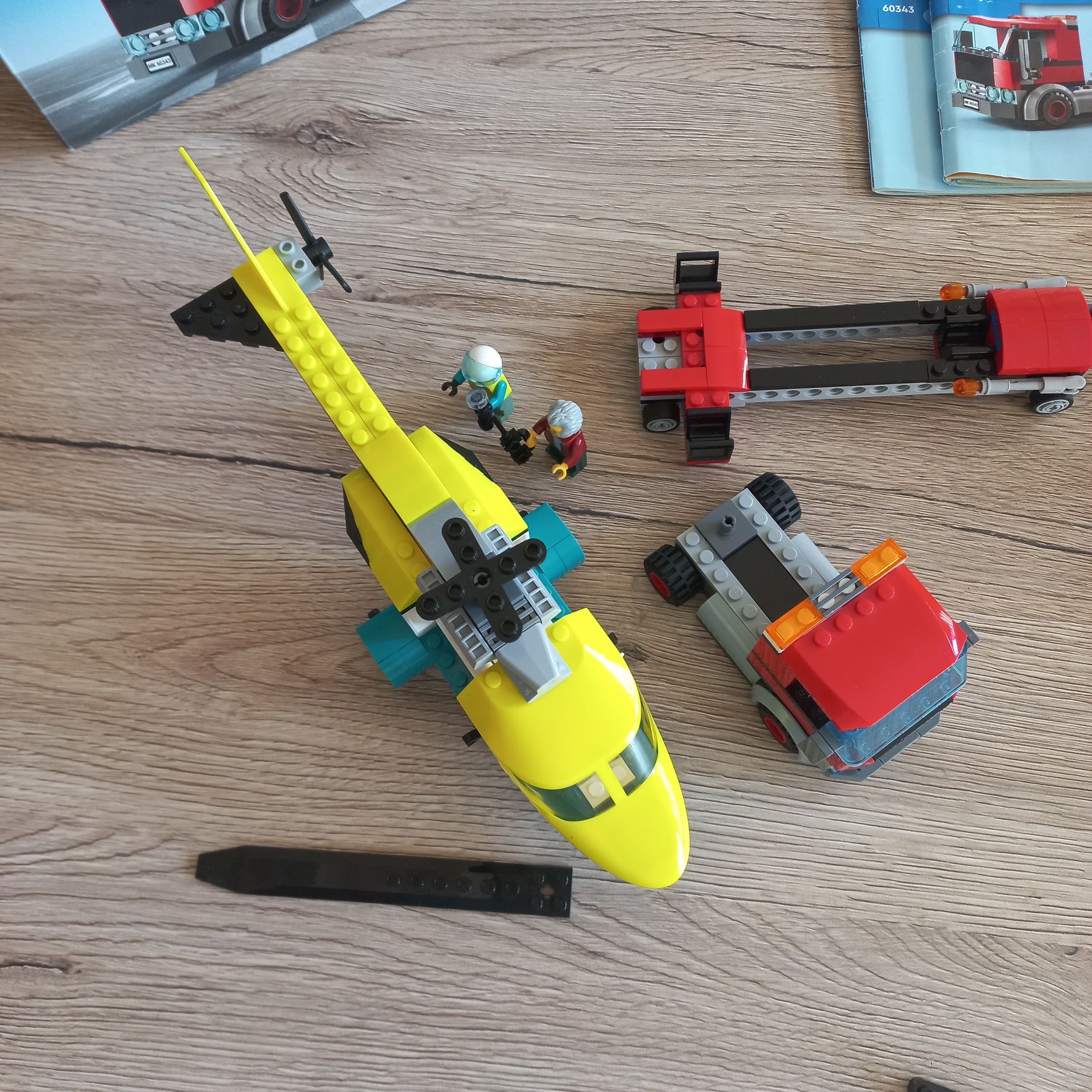 Lego city 60343 laweta i helikopter