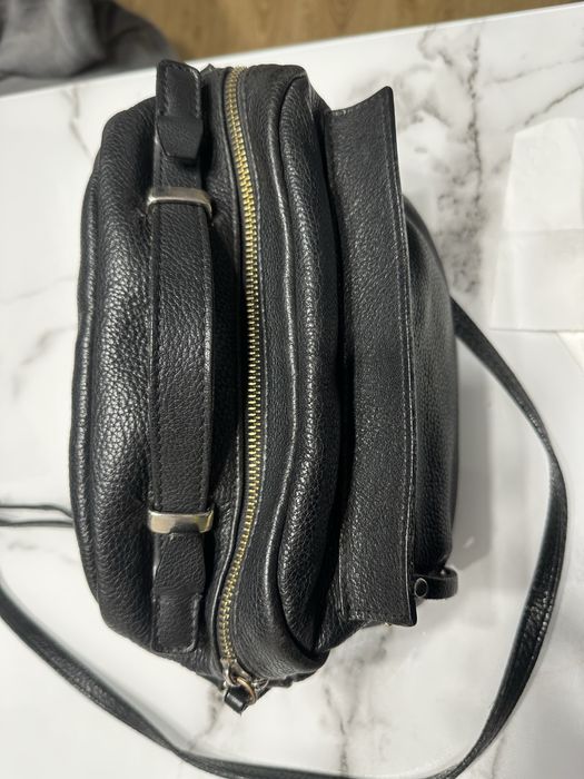 Шкіряна сумка чорна