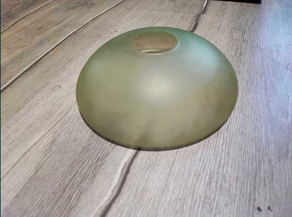 Przedwojenny art deco klosz z huty Zawiercie
