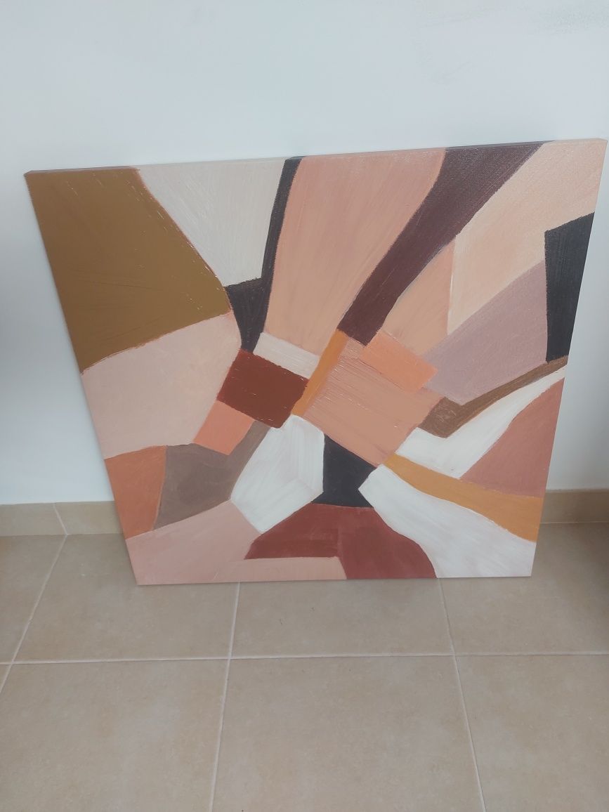 Quadro abstrato como novo