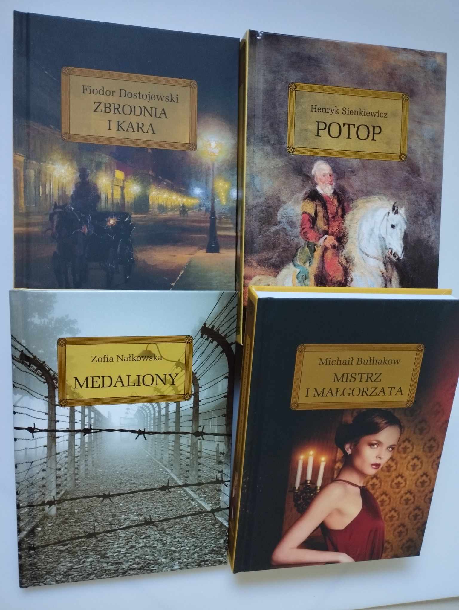 Zestaw Lektur Tw Medaliony, Mistrz I Małgorzata, Potop, Zbrodnia Kara