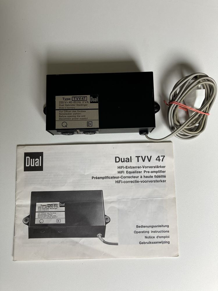 Przedwzmacniacz gramofonowy DUAL TVV 47 jak arcam naim nad sansui