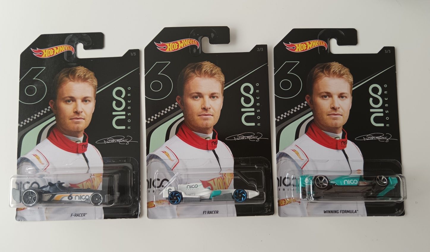 Hot Wheels Nico Rosberg Formuła F1 Racer set 1/64