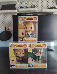 My Hero Academia Funko Pops - All Might, Deku, Mirio