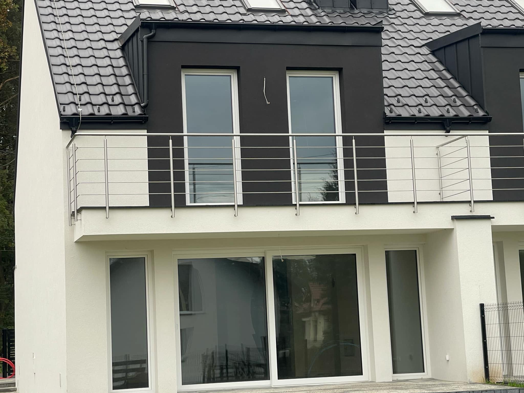 Balustrady zabezpieczenia okienne nierdzewne