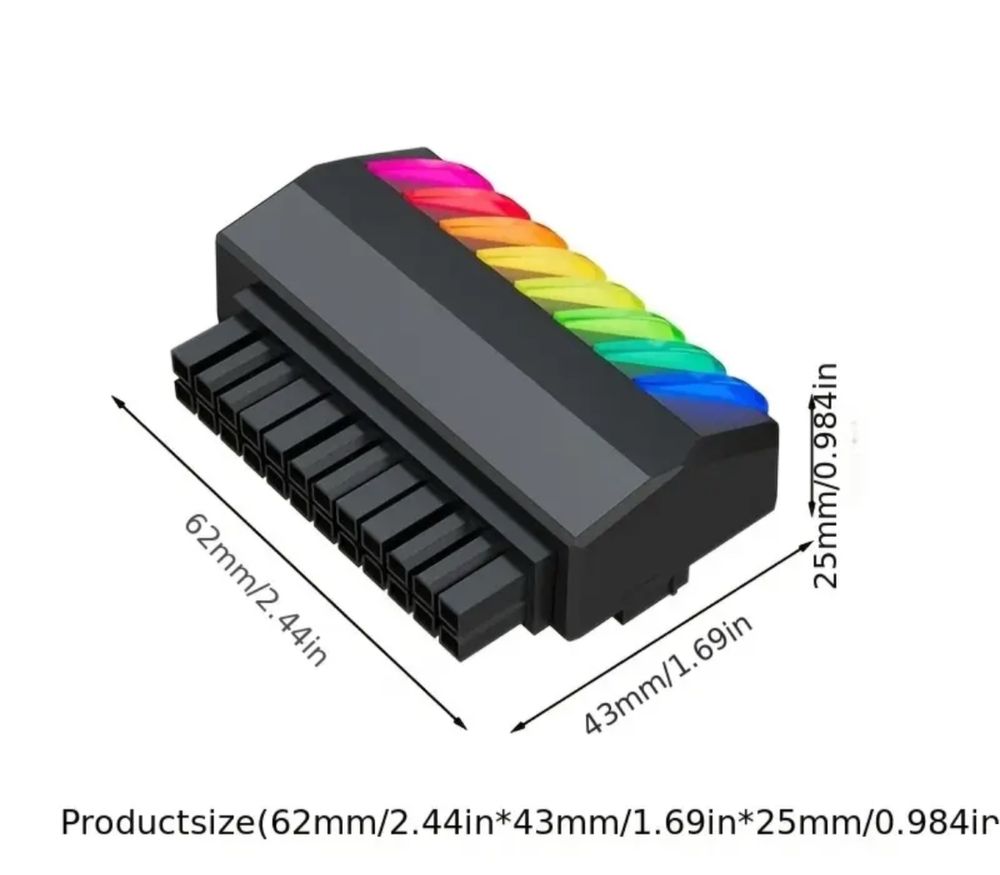 ARGB ATX 24pin адаптер.
