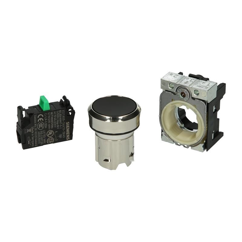 Przycisk (komplet) Siemens SIRIUS ACT 3SU1100-0AB10-1BA0 +Przełoncznik
