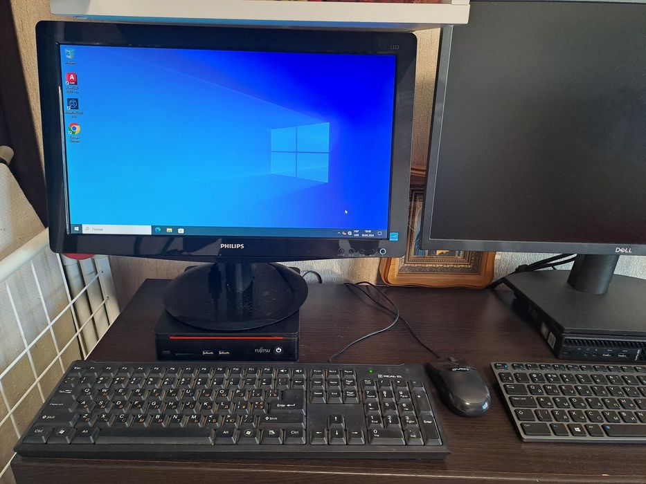 Комплект ПК Fujitsu Q920 з монітором