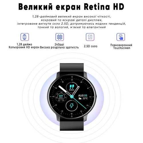 Поспішай! Розумний годинник Modfit Business Blue 39 мм| Smart Watch.