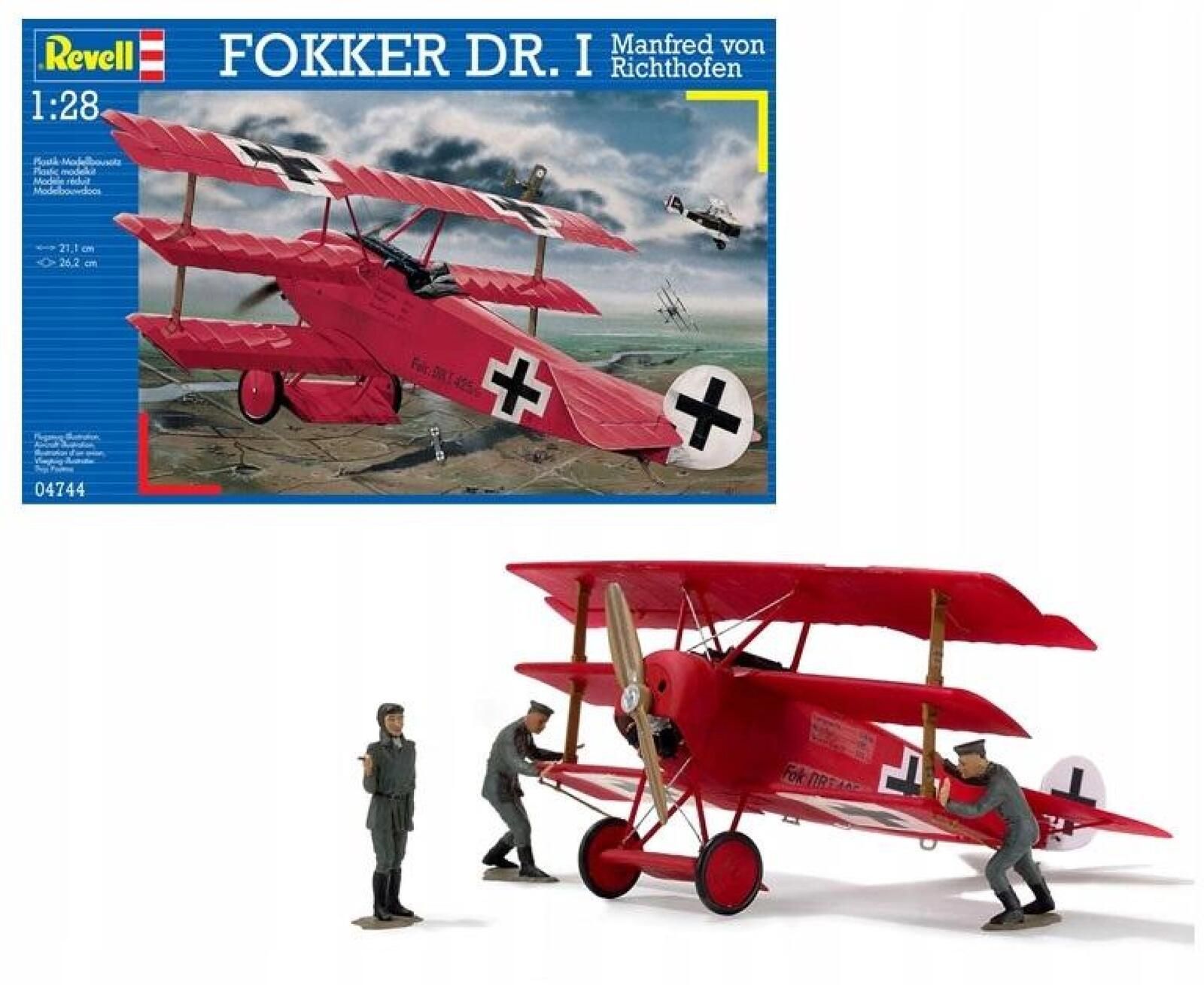 Fokker Dr.I 1:28 Revell oprawa: pudełko