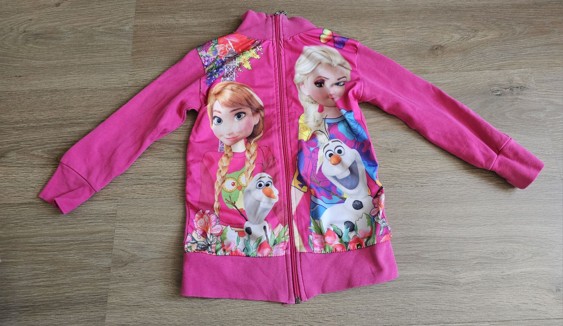 Paka ubrań dziewczęcych rozm. 116 bluzy, koszulki, bolerko