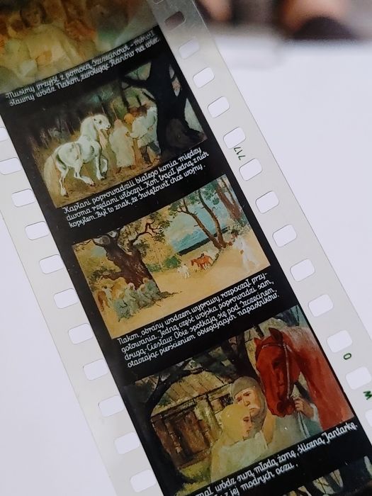 Bajka na rzutnik ARKONA GRÓD ŚWIETOWITA bajki na kliszach PRL retro