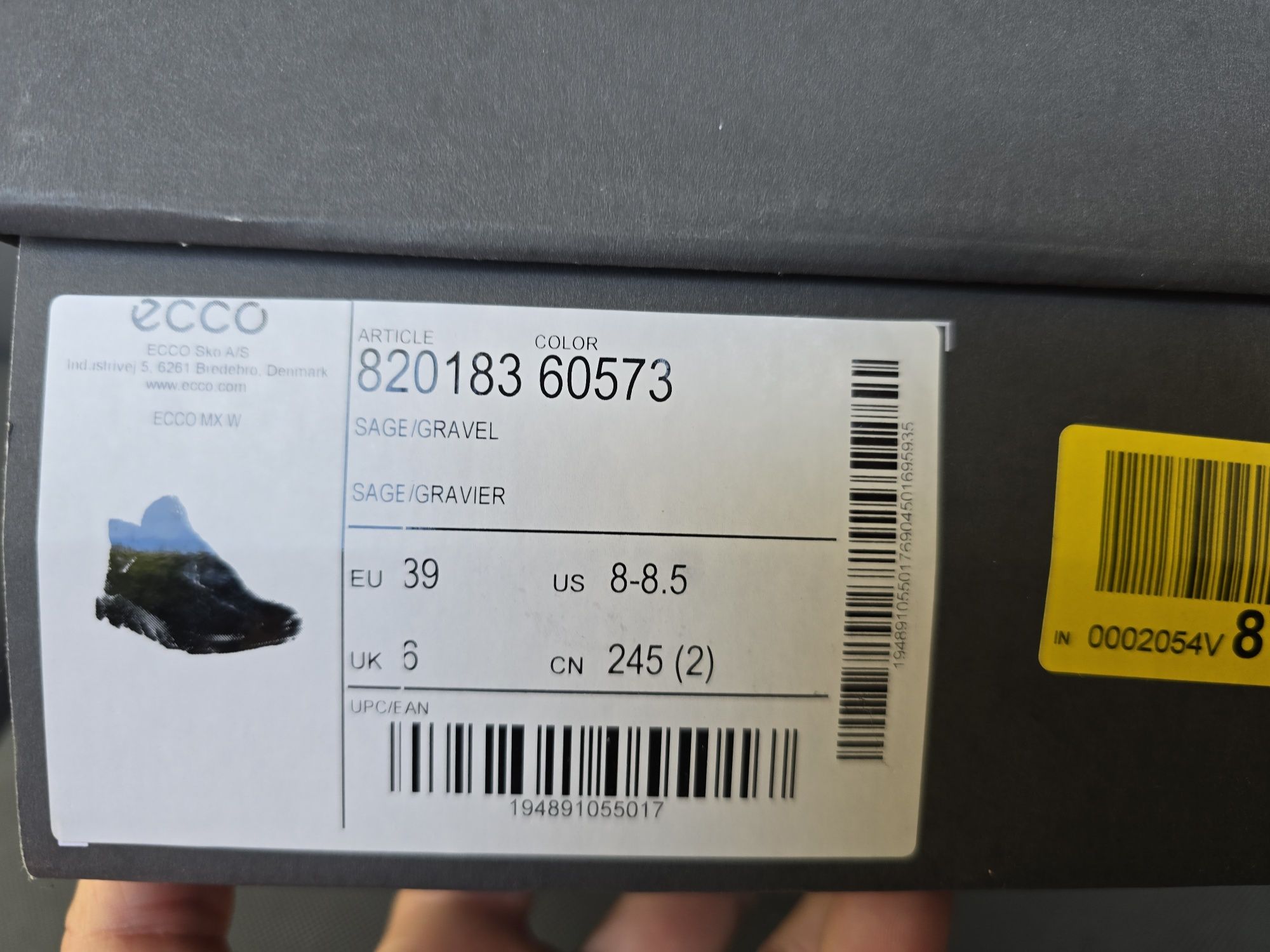 Buty ecco Gruuv damskie 39 skora nowe gwarancja