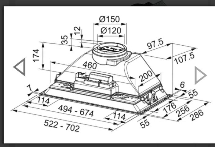Витяжка кухонна Franke, Gunter