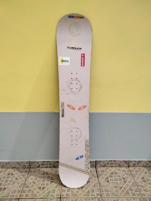 Prancha snowboard HAMMER 143+fixadores