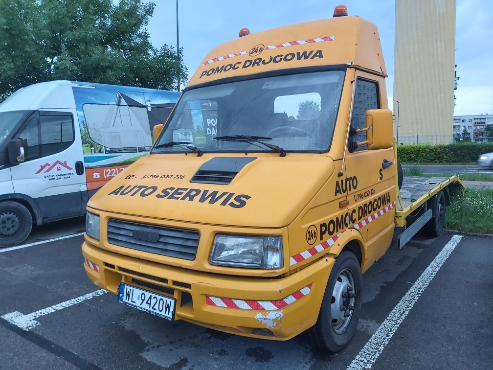 Brak hamulcy na czesci  Iveco daily 3510 2,5td rama peknieta pompowane