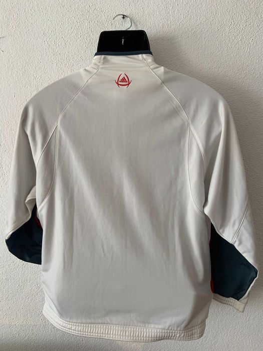 SL Benfica 2005/2006 White Track Jacket Adidas Size S