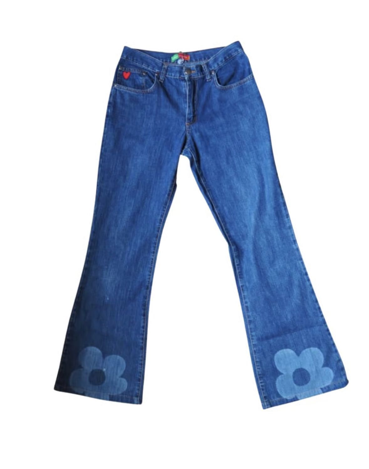 Jeans boca de sino (flare) da marca Agatha Ruiz de La Prada 2000s