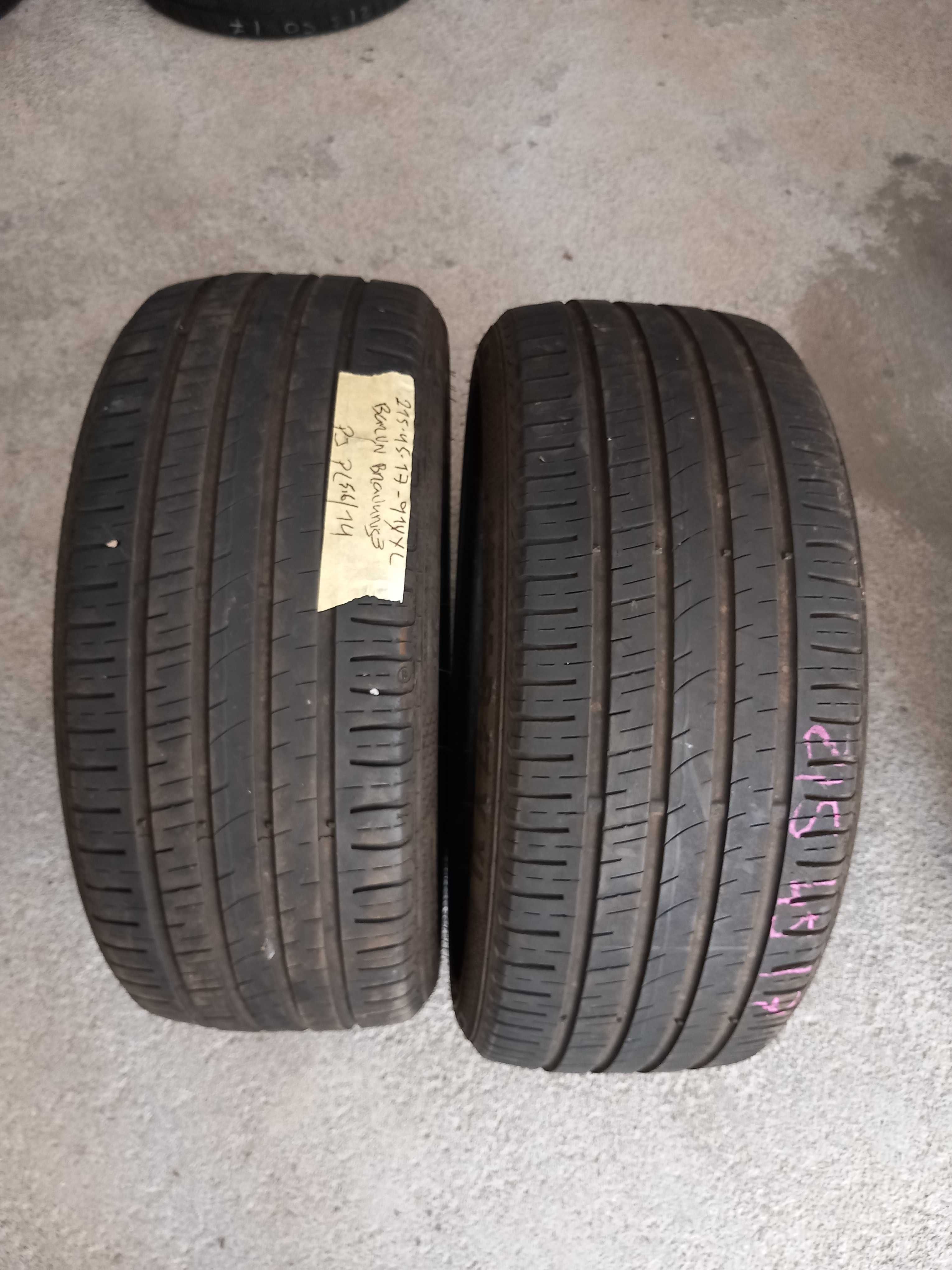 4 pneus 215/45R17 Michelin e Barum