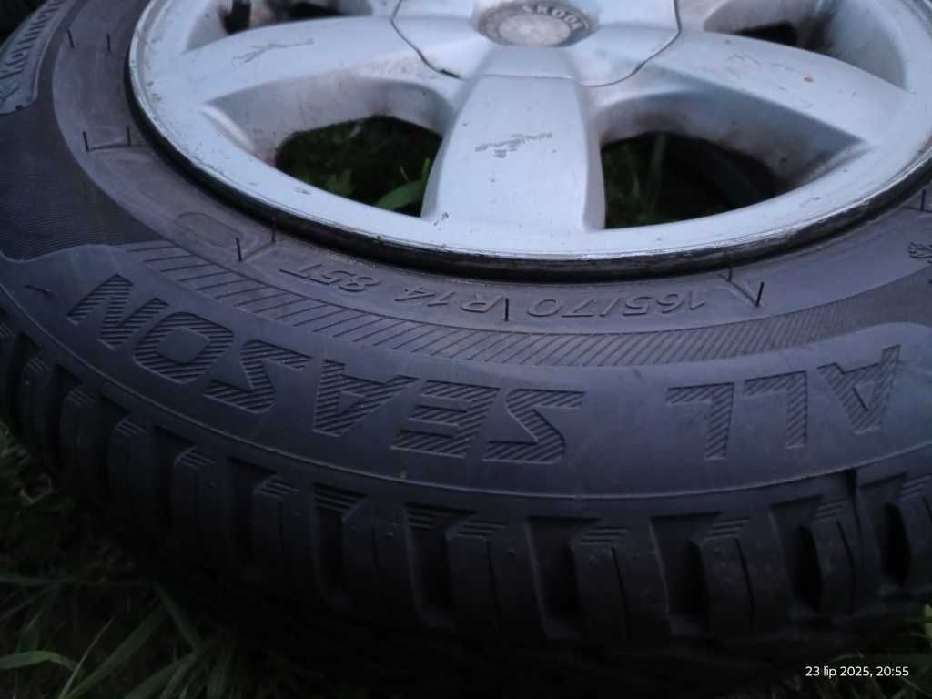 Jak NOWE 165/70R14 4Całoroczn KORMORAN AllSeason M+S Rotation 2024~8mm