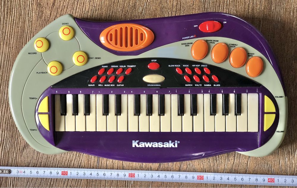 Mini organy dla dzieci KAWASAKI 2002 organki DSI Toys oficjalne piano