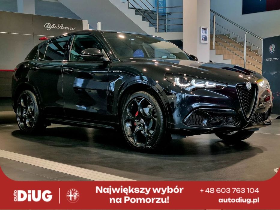 Alfa Romeo Stelvio 2.0 280KM Veloce, od ręki,  salon Auto Diug Słupsk