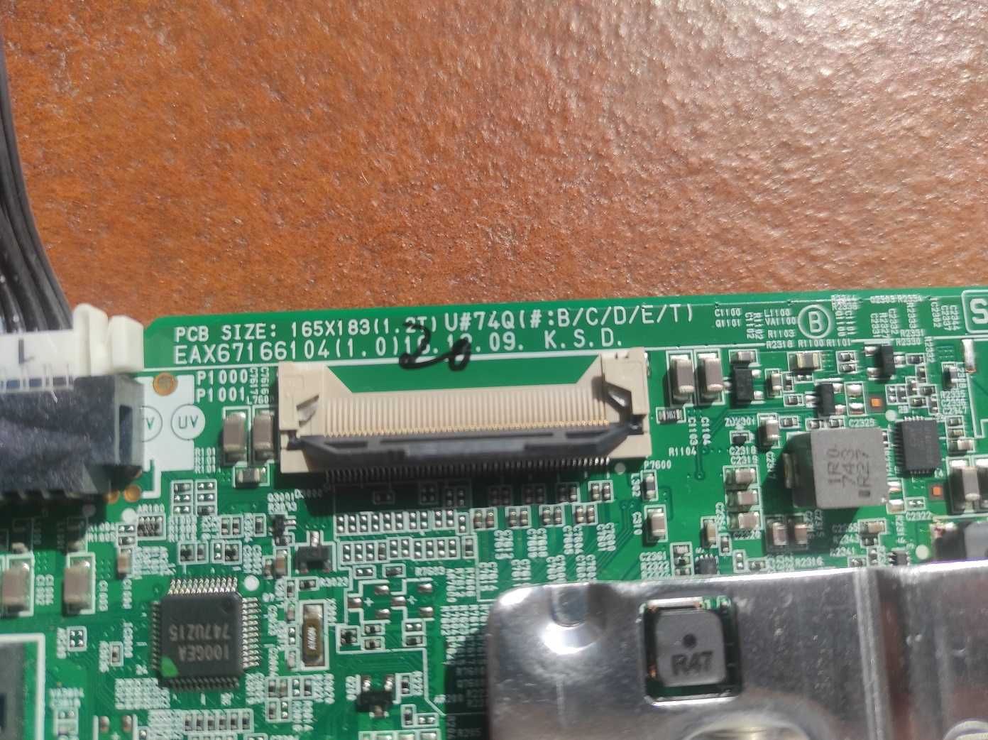 Telewizor LG 43UJ701V, zasilacz, wi-fi, części.