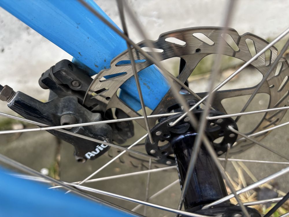 Rower gravel flat bar, deore xt, Avid db