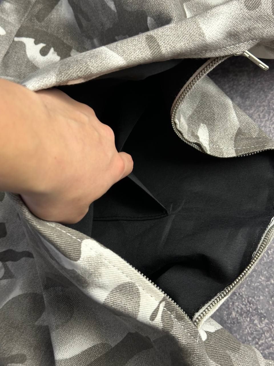 Сумка камуфляжная opium custom archive camo bag y2k шопер белая біла