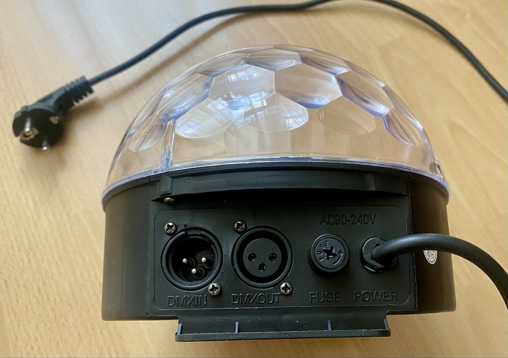Kula dyskotekowa led dmx mocna 20 watt