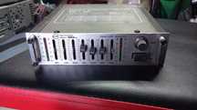 Equalizer car audio korektor graficzny audio retro aluminium panel